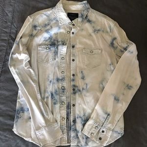 American Eagle Denim Button Up